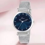 Jainx Blue Dial Mesh Band Analogue Watch