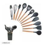 Syga Silicone Kitchen Spoon Utensil Set (11 Piece)