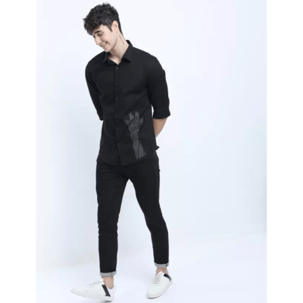 Ketch Slim Fit Solid Casual Shirt for Men - Image 5
