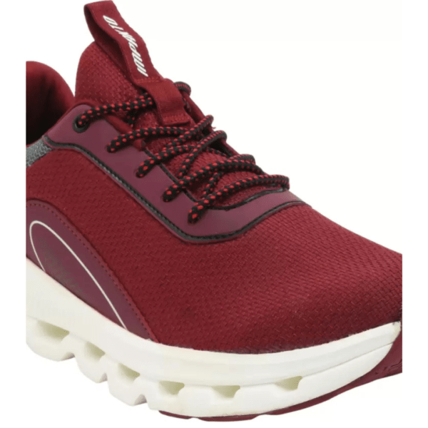 Ajanta Impakto Men Sports Shoe Maroon AS3100 - Image 4