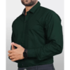 Ethnic Trendz Men's Solid Formal Shirts - Green