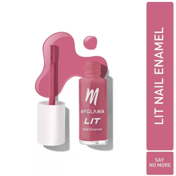 MyGlamm LIT Nail Enamel (Onion Pink Shade)