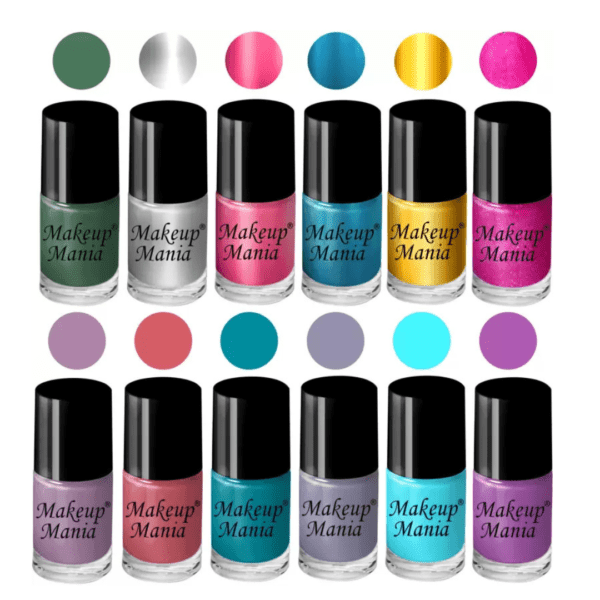 Makeup Mania Angelic Nail polish Set of 12 (Set #154)