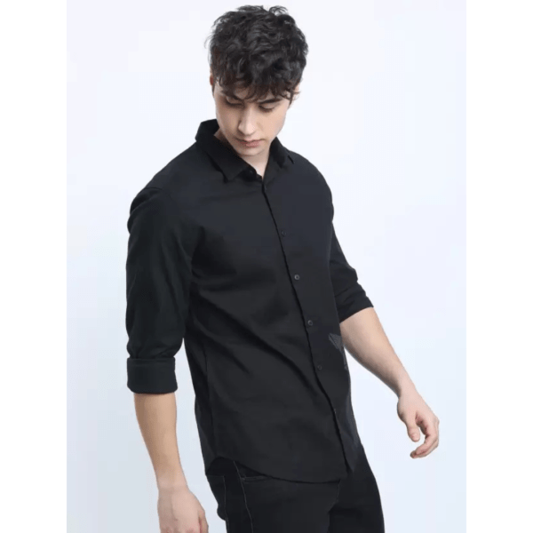 Ketch Slim Fit Solid Casual Shirt for Men - Image 6