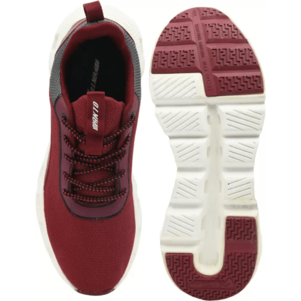 Ajanta Impakto Men Sports Shoe Maroon AS3100 - Image 6