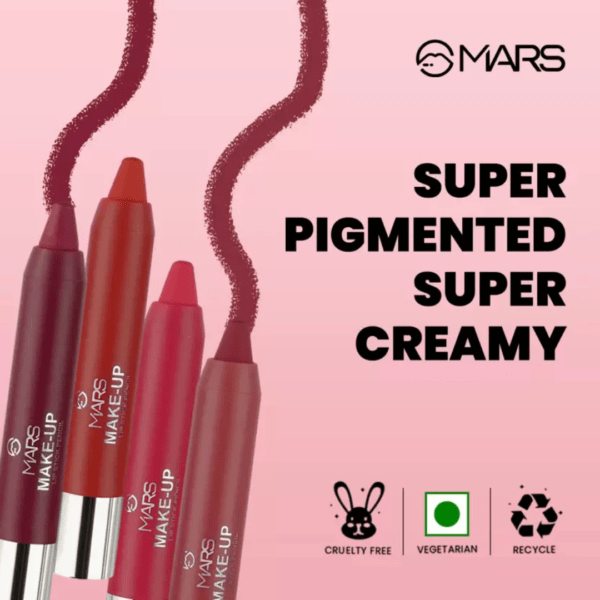 MARS Ultra Matte Lipstick Pack of 4 (Coffee mix, 14.4 g) - Image 3