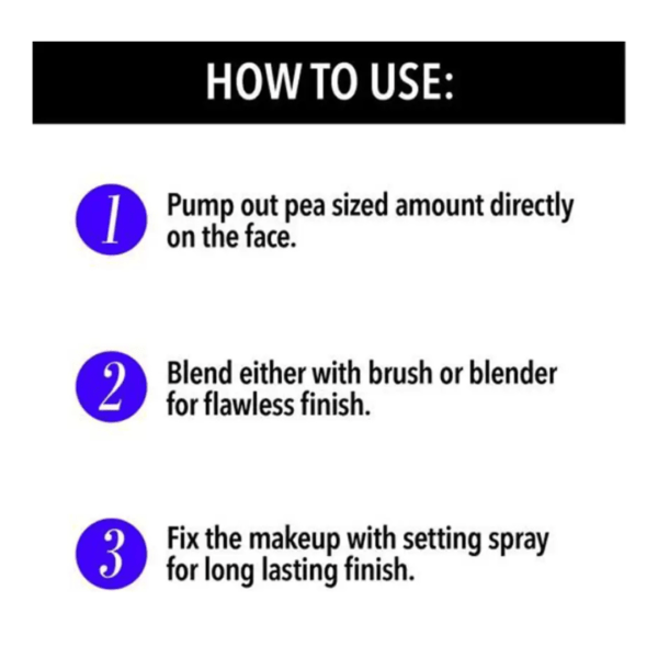 BLUE HEAVEN Hyper Matte Foundation Rose Vanilla (Fair & Pink) - Image 2