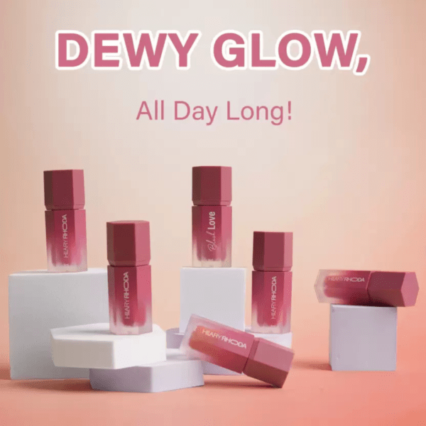 Hilary Rhoda Blush Love | Highly Pigmented Liquid Blush & Super Dewy Finish| Leak Proof (Serial Chiller) - Image 2