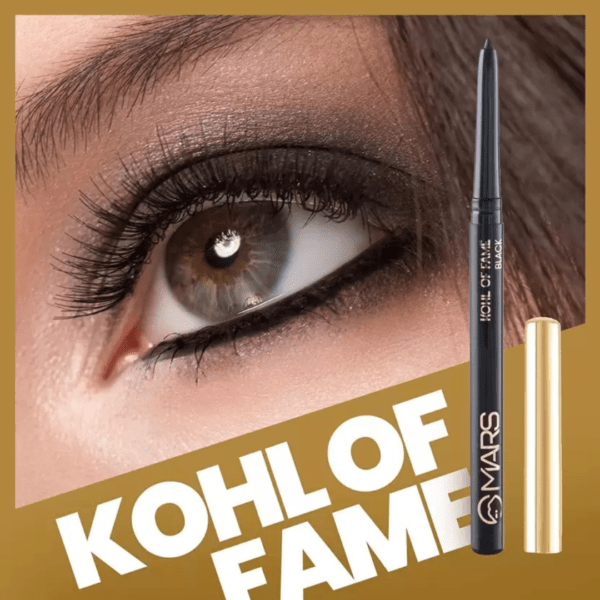 MARS Kohl of Fame Up to 12 Hours Stay Kajal | Pack of 2 (Jet Black) - Image 2
