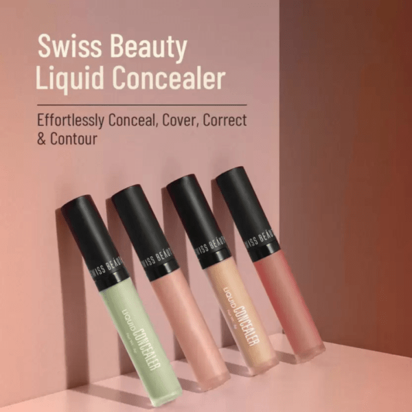 SWISS BEAUTY Liquid Light Weight Full Coverage with Matte Finish Concealer (Sand Sable) - Image 3