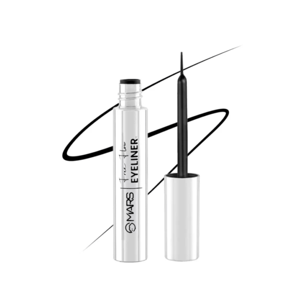 MARS  Free Flow Long Lasting Smudge Proof Eyeliner (Jet Black)