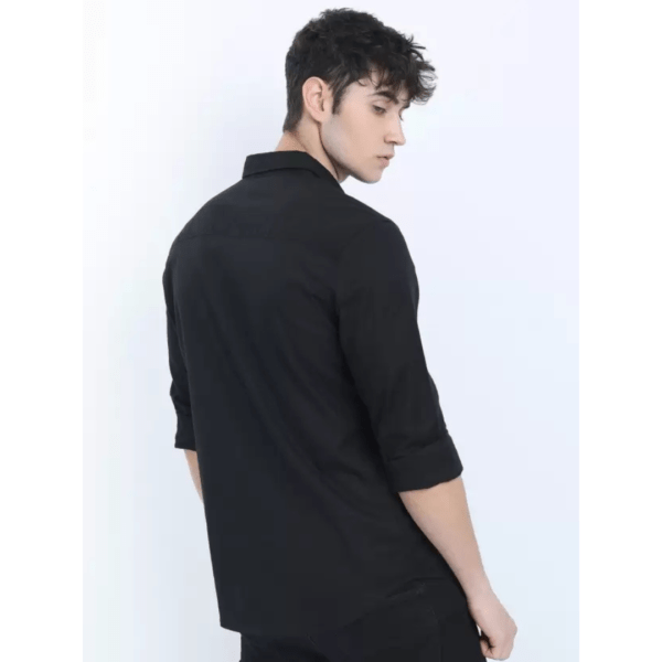 Ketch Slim Fit Solid Casual Shirt for Men - Image 4