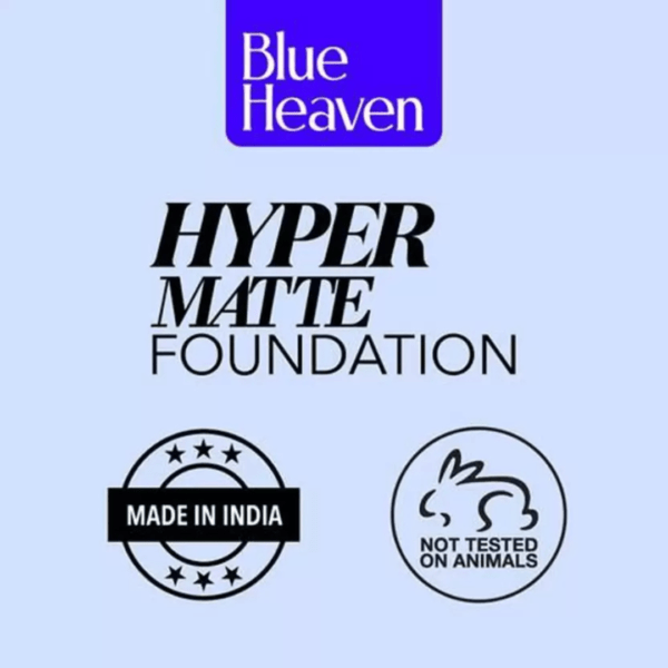 BLUE HEAVEN Hyper Matte Foundation Rose Vanilla (Fair & Pink) - Image 4