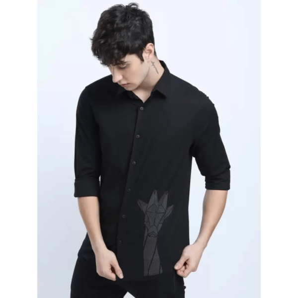 Ketch Slim Fit Solid Casual Shirt for Men - Image 2