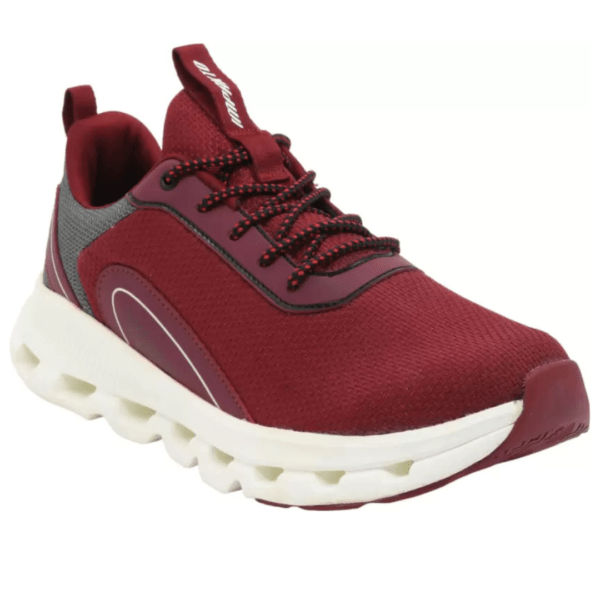 Ajanta Impakto Men Sports Shoe Maroon AS3100 - Image 2