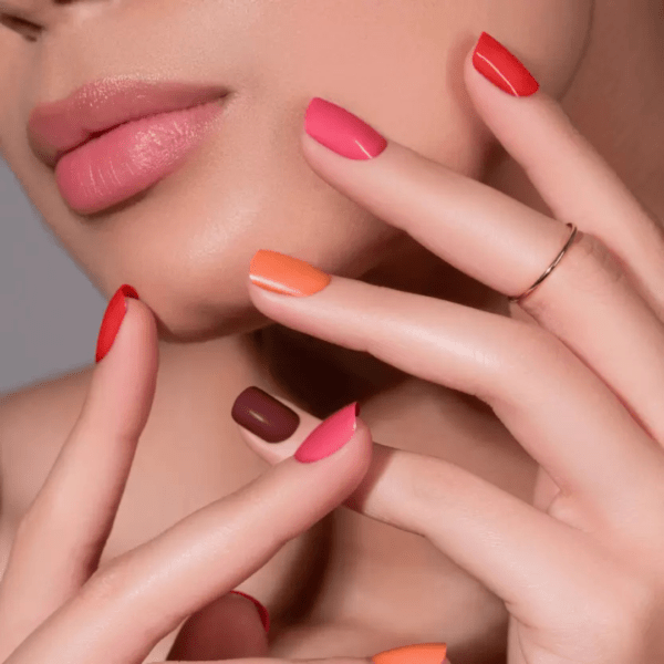 Renee Gloss Touch N03 Red Parade - Set of 4 Nail Enamels, 5ml each   (Pack of 4) - Image 5