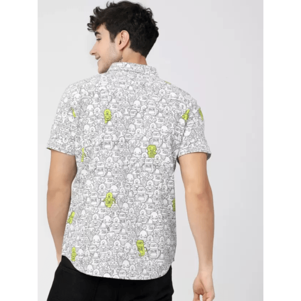Ketch Men's Slim Fit Graphics Printed Casual Shirt - Image 2