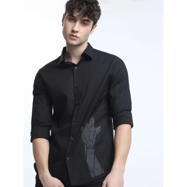 Ketch Slim Fit Solid Casual Shirt for Men
