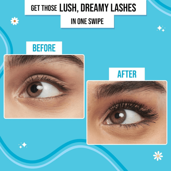 SUGAR POP Volumizing Mascara Black | Clump Free | Volumizes | Lengthens | Smudge proof (Black) - Image 5