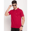 UNIBERRY  Men's Solid  Polo Neck T-Shirt - Red