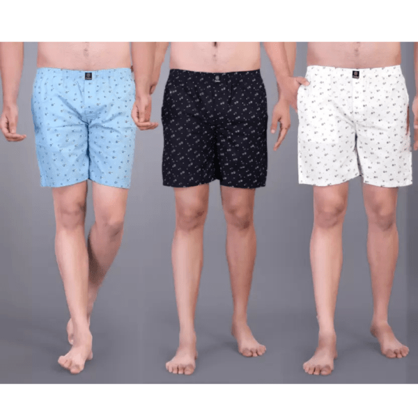 Printed Cotton Boxers for Men (Pack of 3) - Image 2