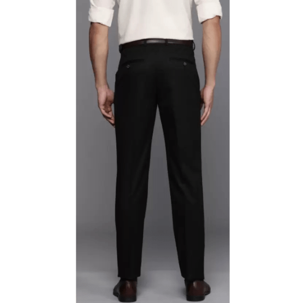 Pesado  Men's Black Formal Trouser Pant - Image 4