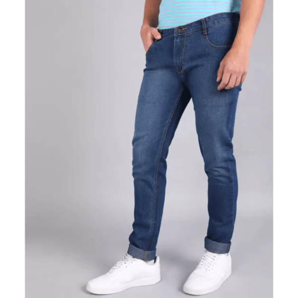Inspire Slim Fit Dark Blue Jeans - Image 3