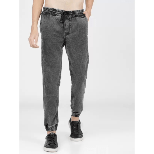 KETCH Men Jogger Fit Mid Rise Grey Jeans - Image 4
