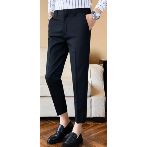 Pesado  Men's Black Formal Trouser Pant - Image 3