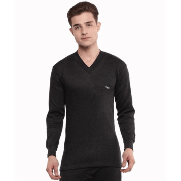 Dollar Men Black Thermal Vests