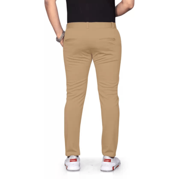 Lycra Blend Slim Fit Trousere for Men - Image 3