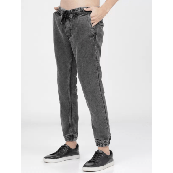 KETCH Men Jogger Fit Mid Rise Grey Jeans