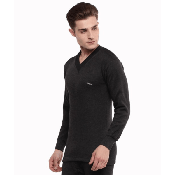 Dollar Men Black Thermal Vests - Image 2