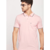 UNIBERRY  Men's Solid  Polo Neck T-Shirt - Pink
