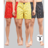 Pack of 3 Printed Cotton Boxers for Men - 4