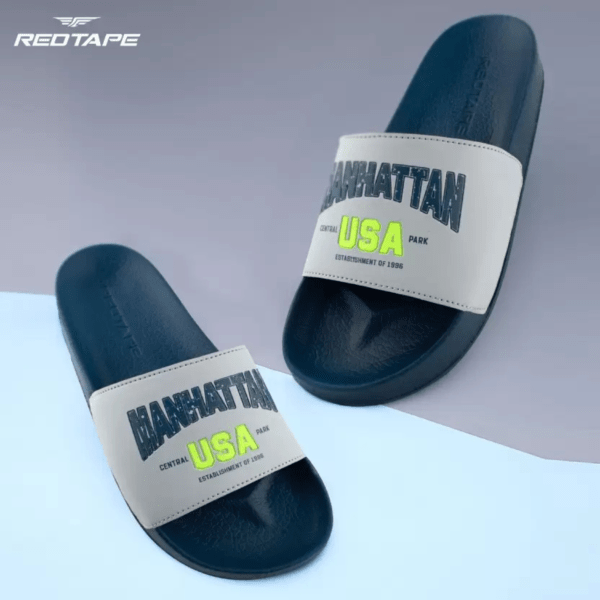 Red Tape Men's Multicolor Slides